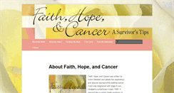 Desktop Screenshot of faithhopeandcancer.com